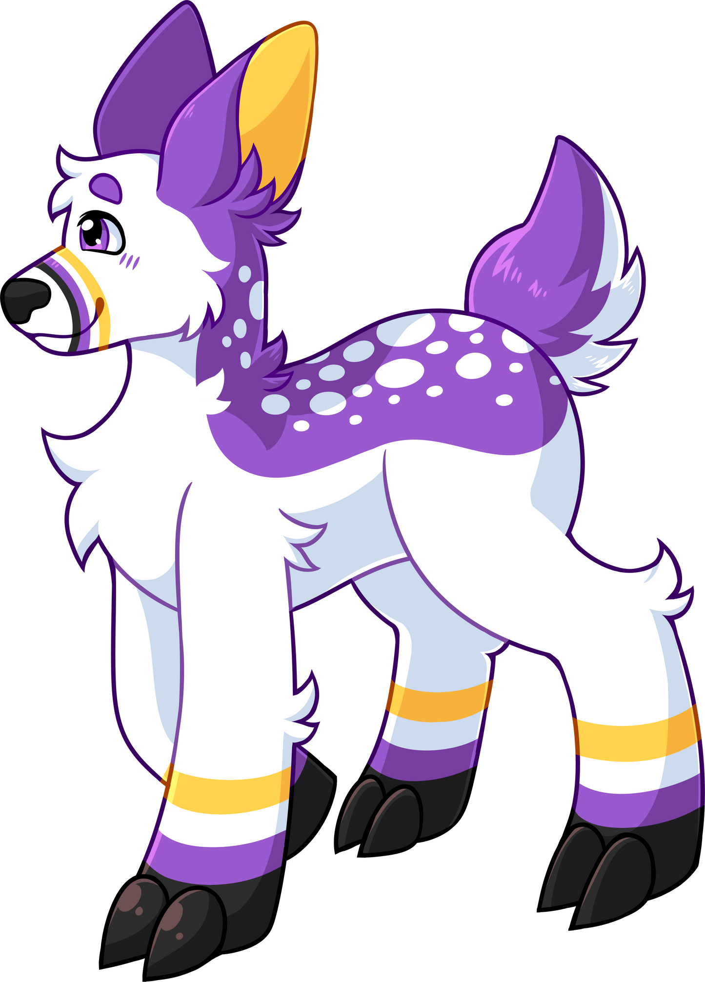 TransgenDeer Sticker
