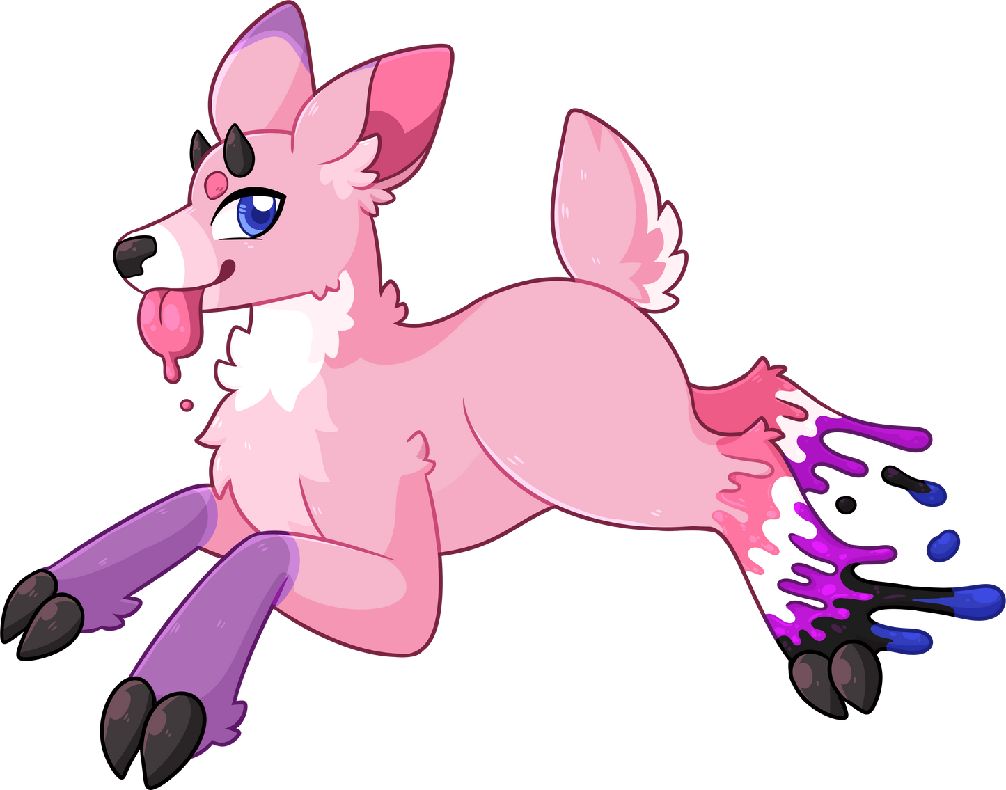 TransgenDeer Sticker