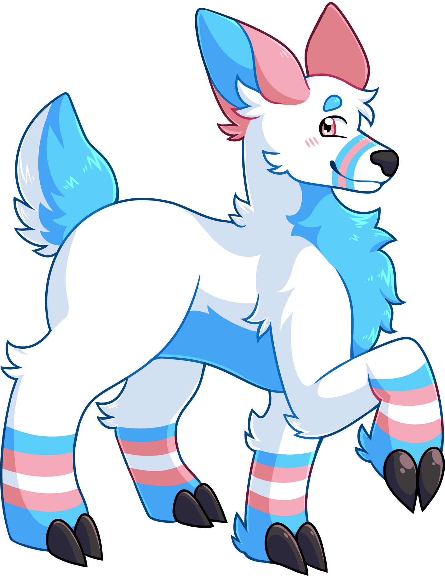 TransgenDeer Sticker