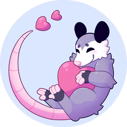 Possum Love Sticker