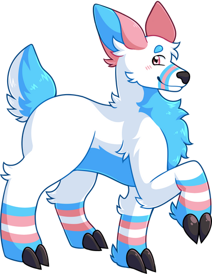 TransgenDeer Sticker