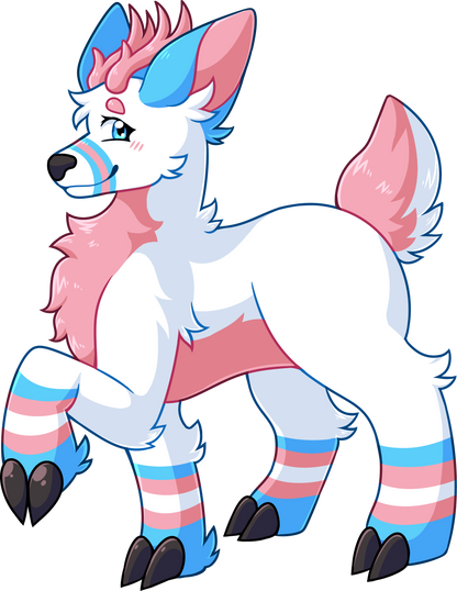 TransgenDeer Sticker