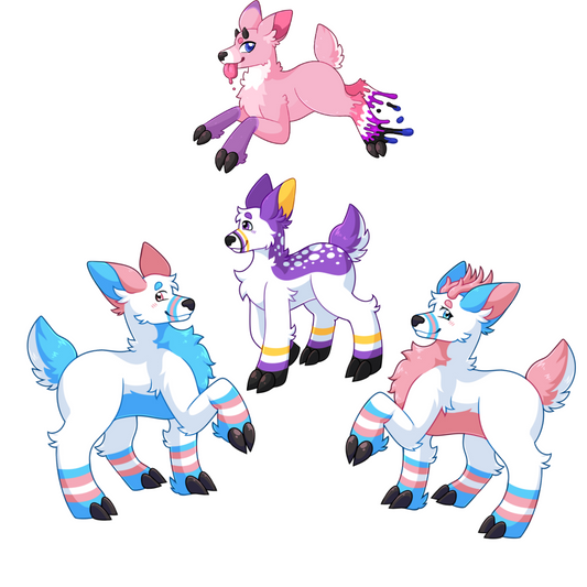 TransgenDeer Sticker