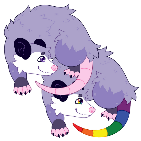 Pride 'Possum Stickers